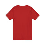 Christian Faith V-Neck Tee — "For God So Loved" Cross & Scripture