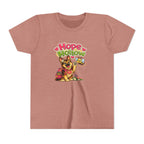 Youth Tee — "Hope Hollow" Christian Kids Shirt with Cute Puppy & "Walking in God's Love Every Day" Design