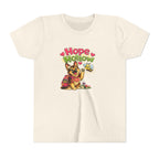 Youth Tee — "Hope Hollow" Christian Kids Shirt with Cute Puppy & "Walking in God's Love Every Day" Design