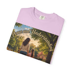 Peace and Understanding T-Shirt — Mom & Daughter Stroll Graphic Tee