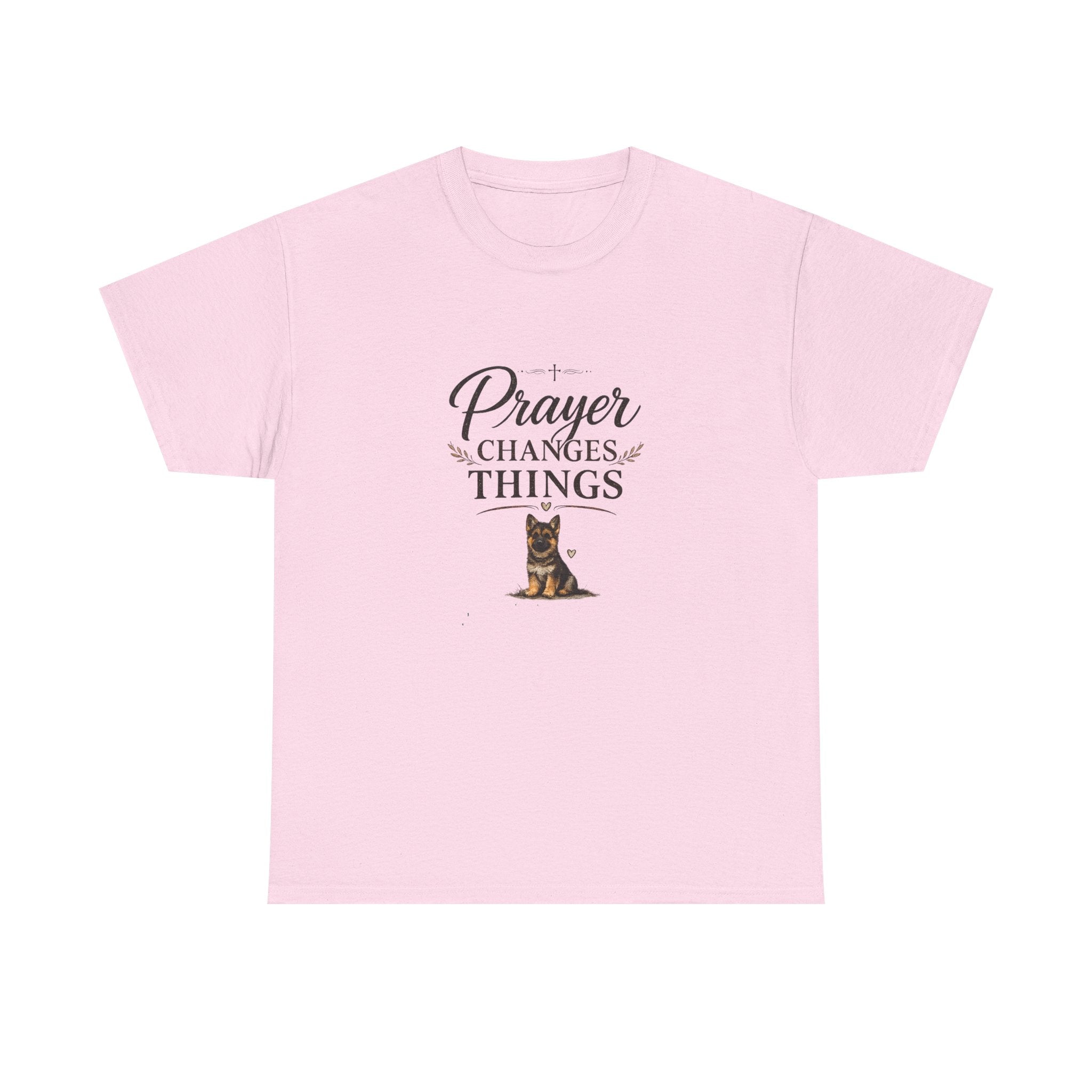 Prayer Changes Things T‑Shirt — Christian Dog Lover Faith Tee