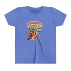 Youth Tee — "Hope Hollow" Christian Kids Shirt with Cute Puppy & "Walking in God's Love Every Day" Design