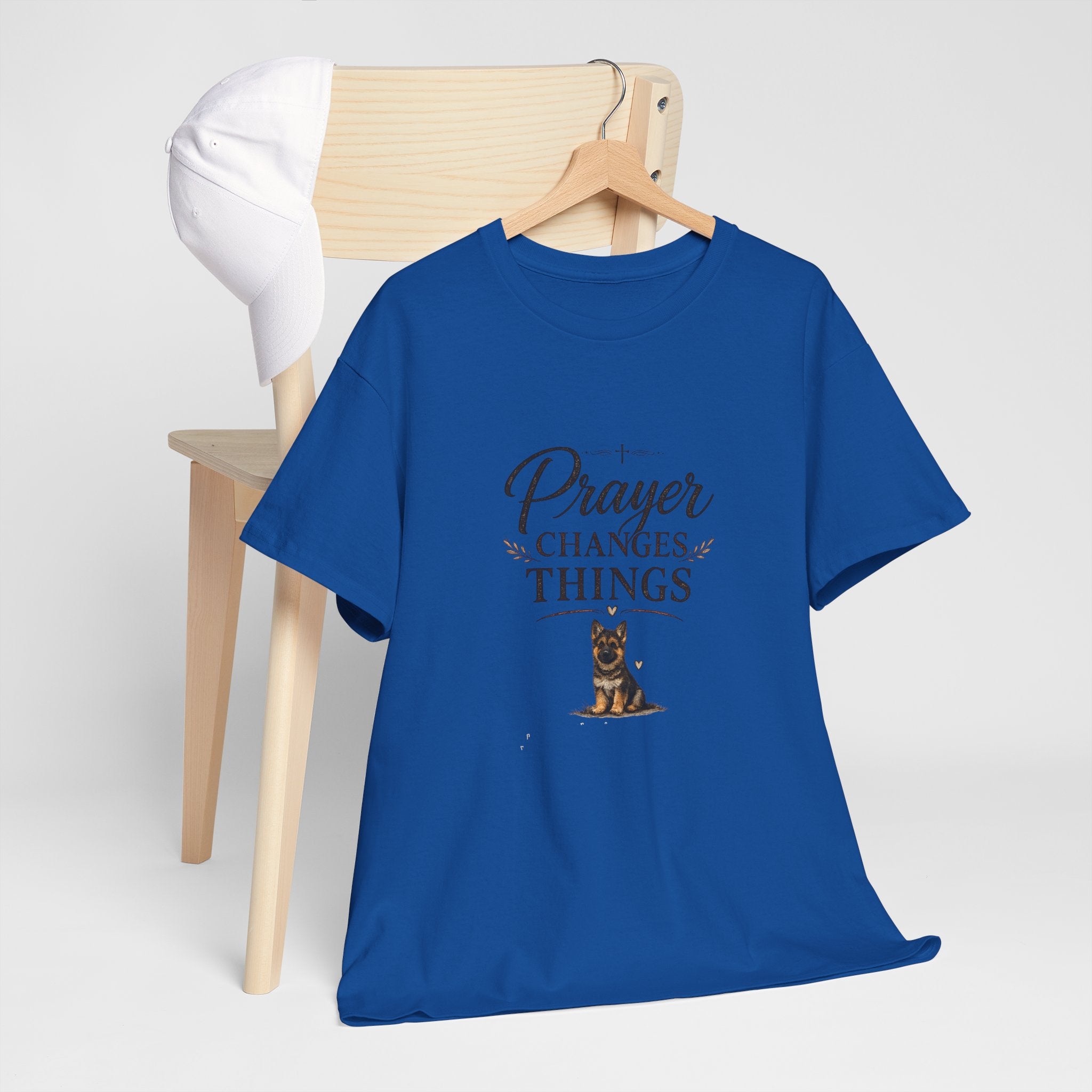 Prayer Changes Things T‑Shirt — Christian Dog Lover Faith Tee
