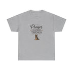 Prayer Changes Things T‑Shirt — Christian Dog Lover Faith Tee