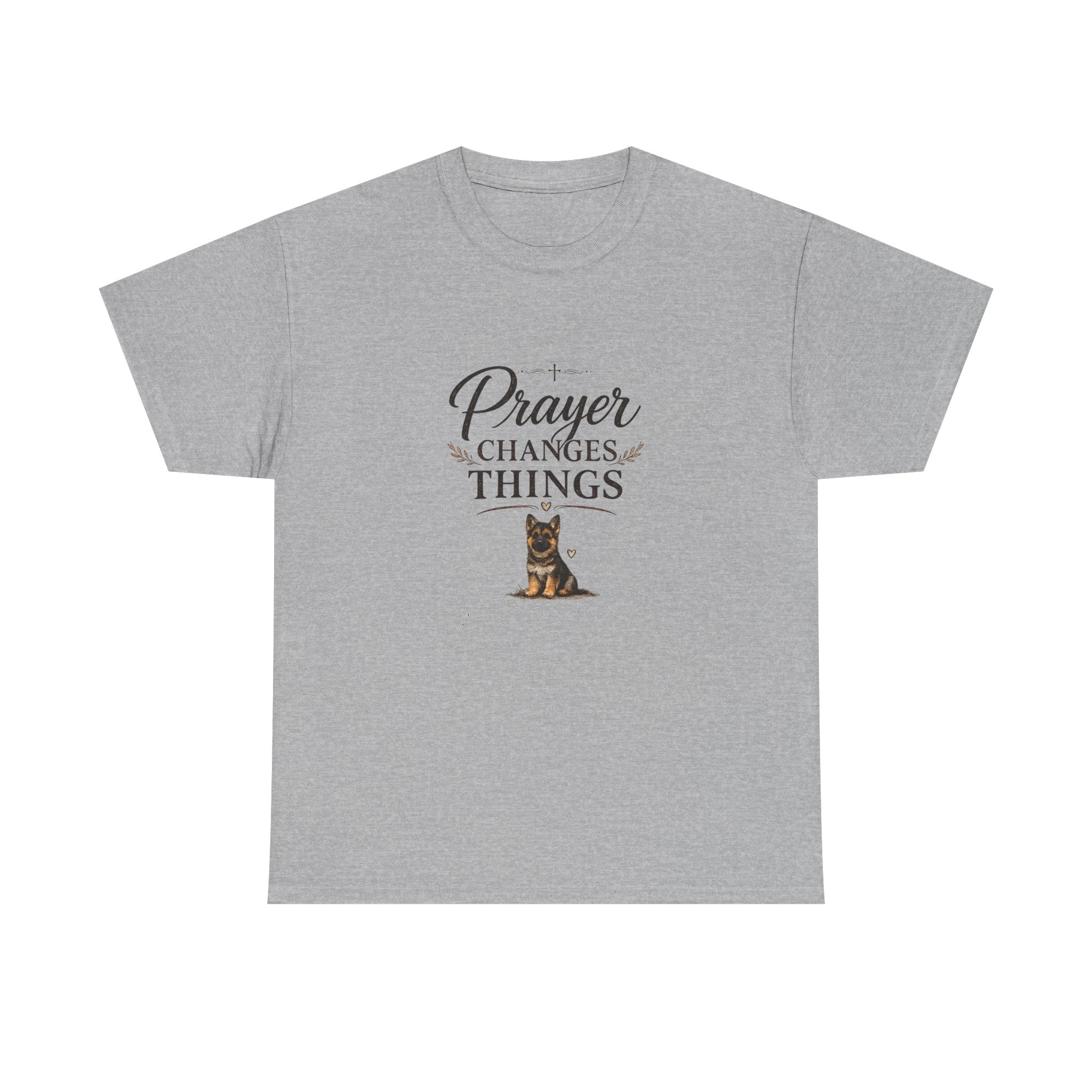 Prayer Changes Things T‑Shirt — Christian Dog Lover Faith Tee