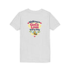 Youth Tee — "Hope Hollow" Christian Kids Shirt with Cute Puppy & "Walking in God's Love Every Day" Design