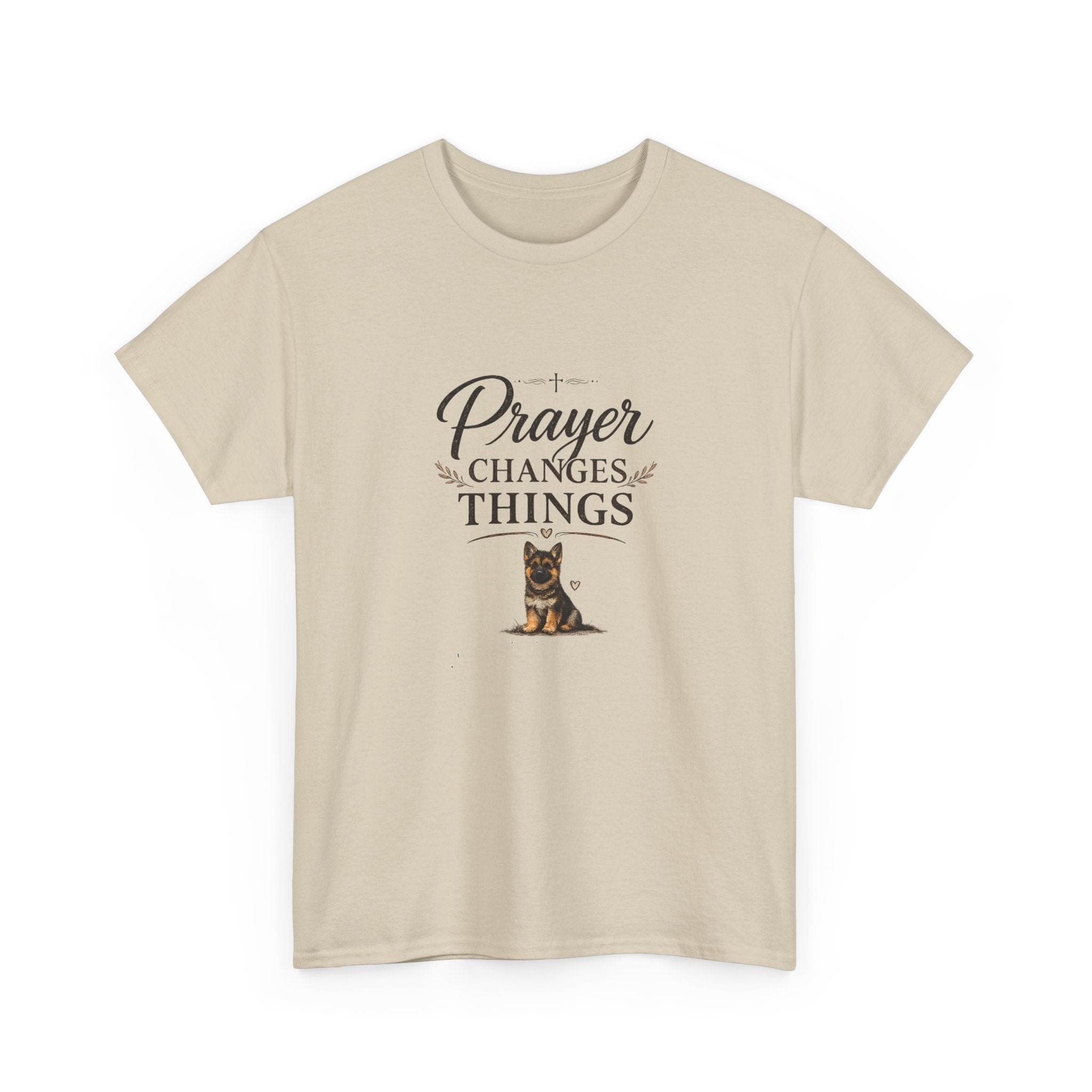 Prayer Changes Things T‑Shirt — Christian Dog Lover Faith Tee