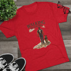 Walking in Faith T-Shirt — Christian Faith Tee with Man & Dog Graphic