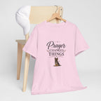 Prayer Changes Things T‑Shirt — Christian Dog Lover Faith Tee