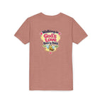 Youth Tee — "Hope Hollow" Christian Kids Shirt with Cute Puppy & "Walking in God's Love Every Day" Design