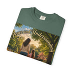 Peace and Understanding T-Shirt — Mom & Daughter Stroll Graphic Tee