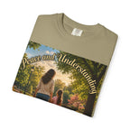 Peace and Understanding T-Shirt — Mom & Daughter Stroll Graphic Tee
