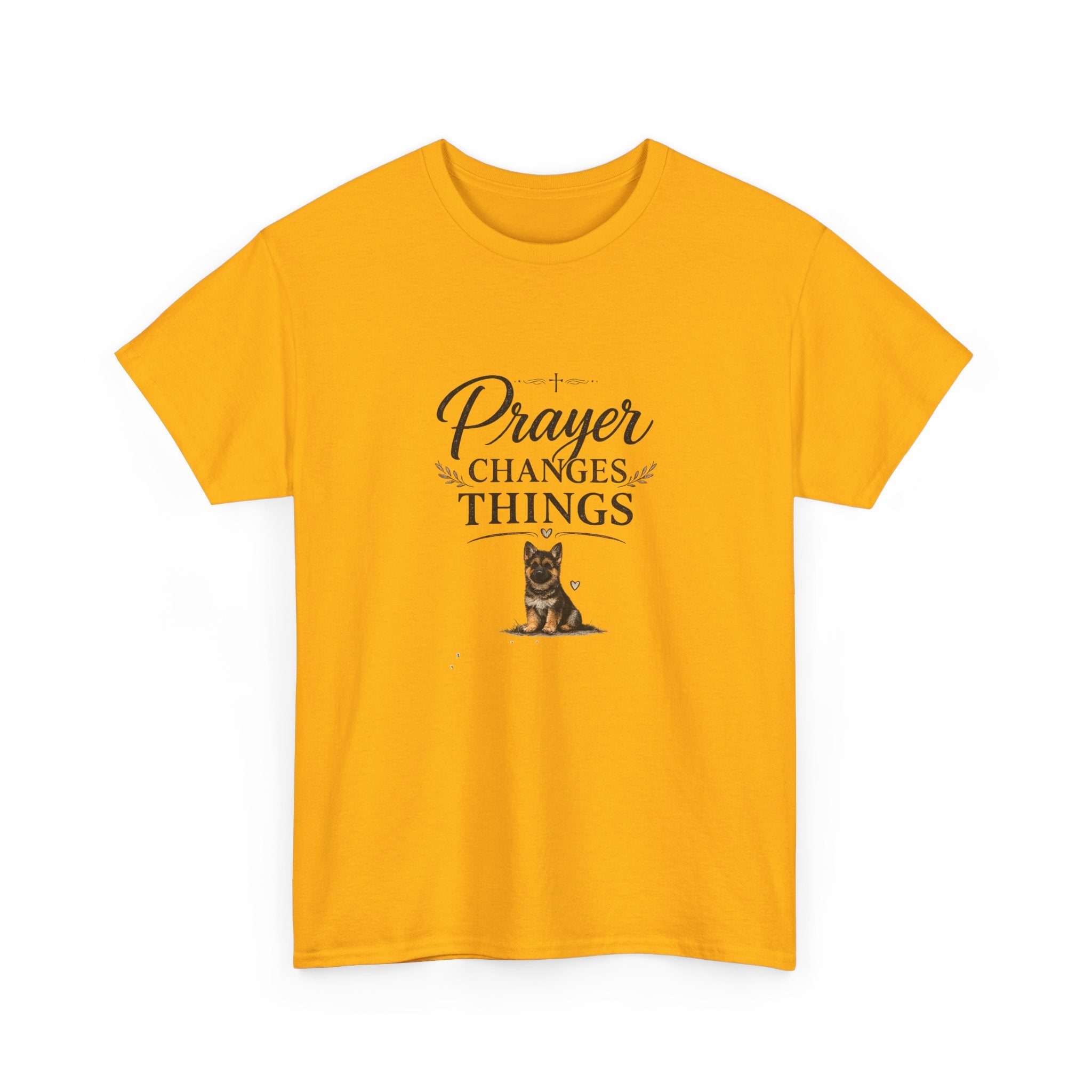 Prayer Changes Things T‑Shirt — Christian Dog Lover Faith Tee