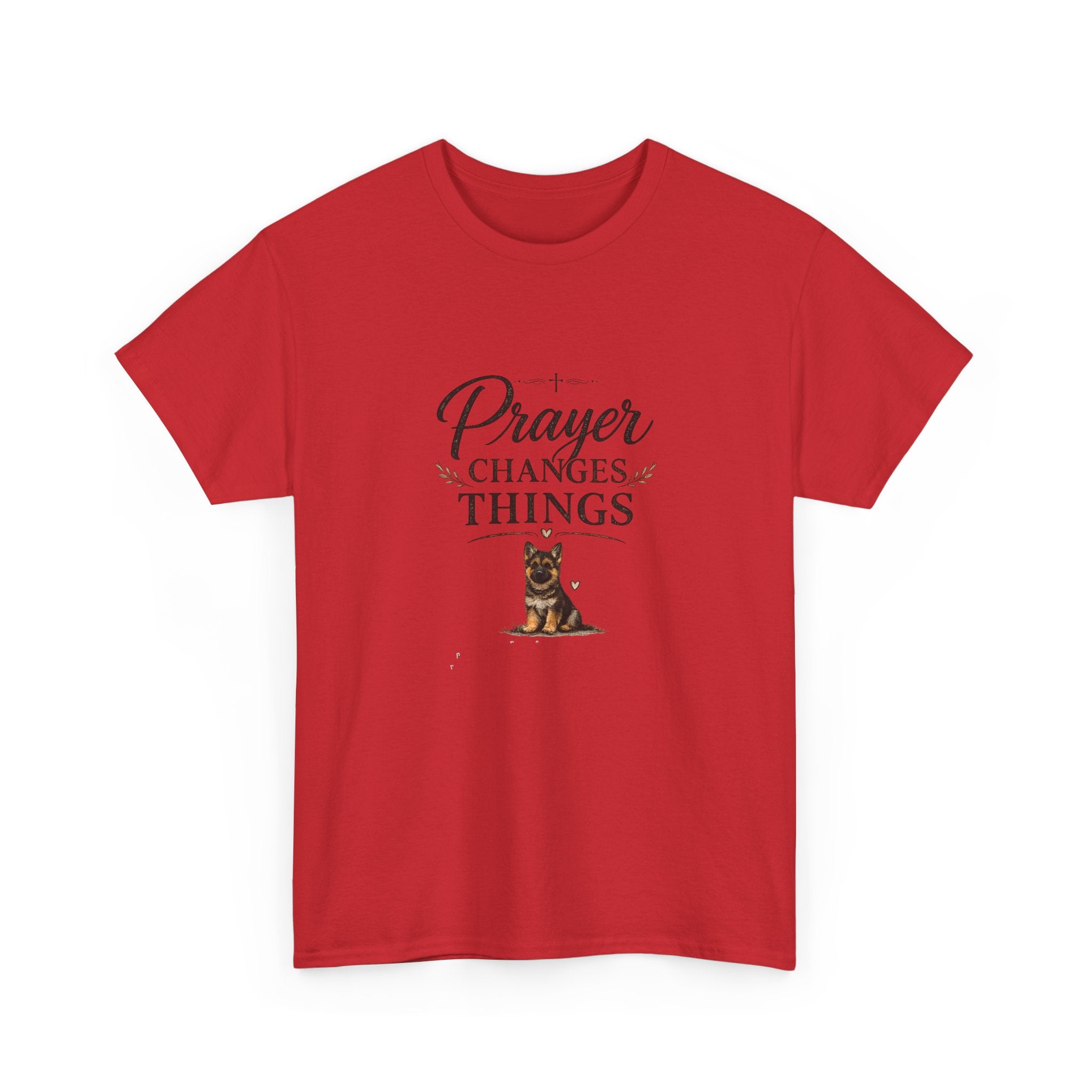 Prayer Changes Things T‑Shirt — Christian Dog Lover Faith Tee