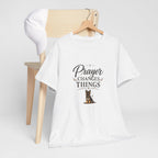 Prayer Changes Things T‑Shirt — Christian Dog Lover Faith Tee