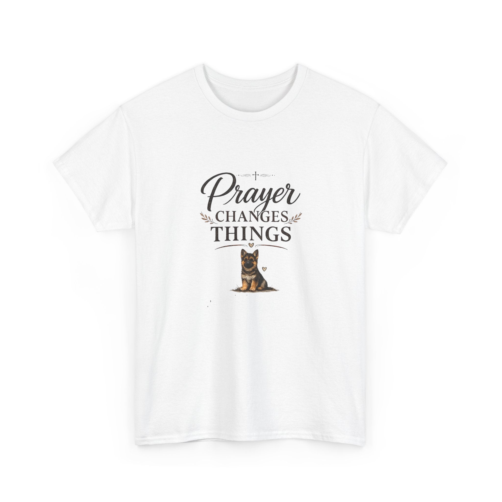 Prayer Changes Things T‑Shirt — Christian Dog Lover Faith Tee