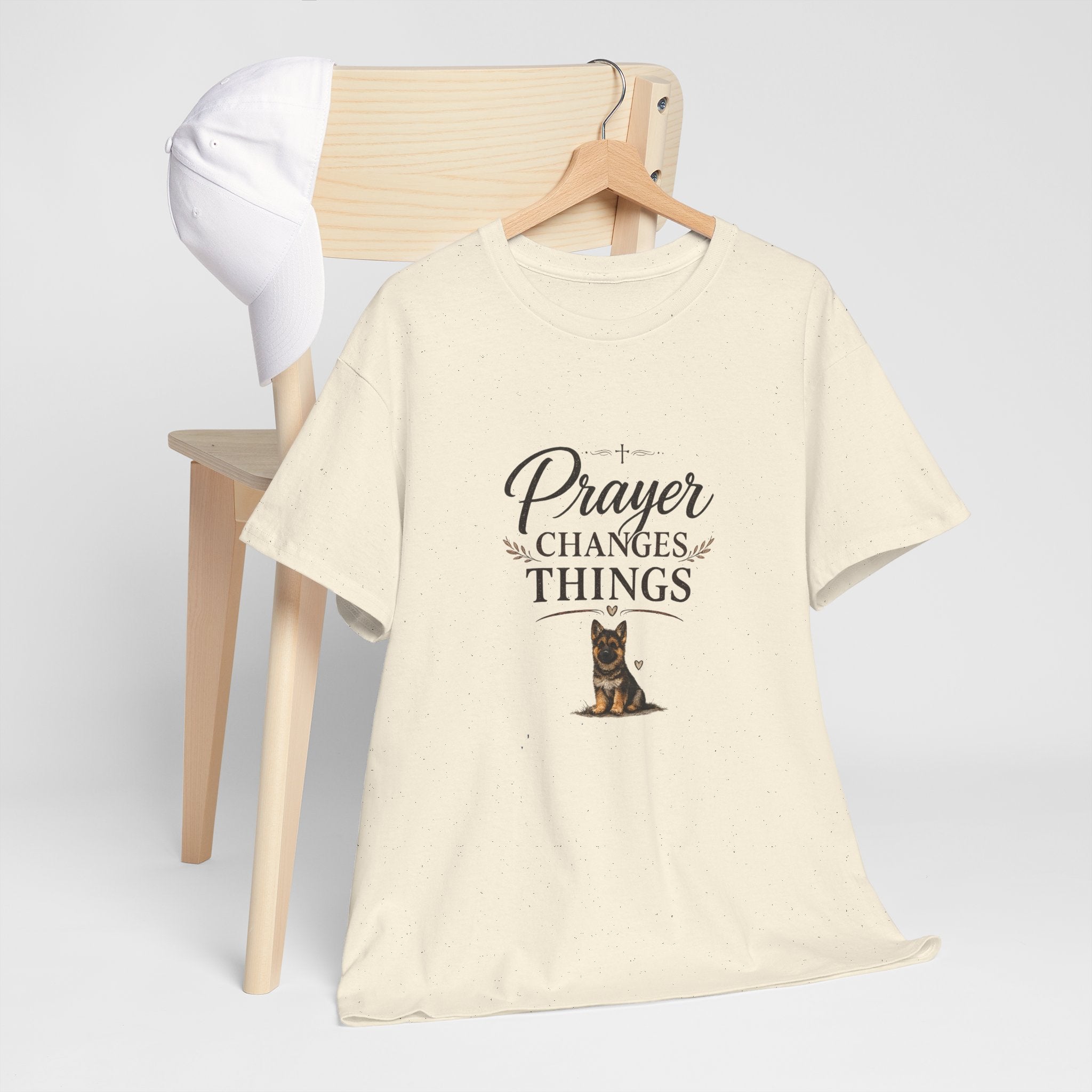 Prayer Changes Things T‑Shirt — Christian Dog Lover Faith Tee