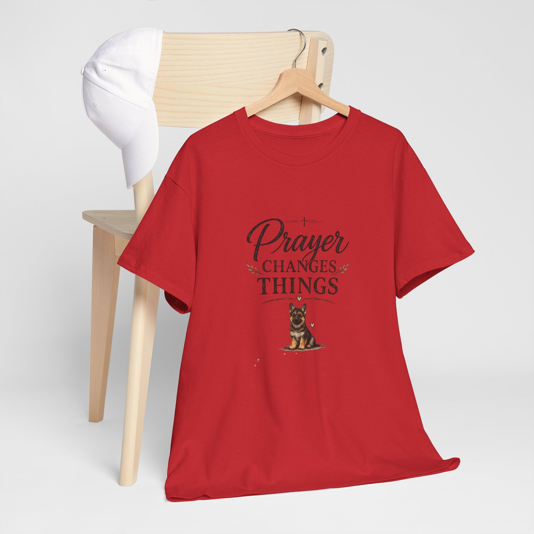 Prayer Changes Things T‑Shirt — Christian Dog Lover Faith Tee