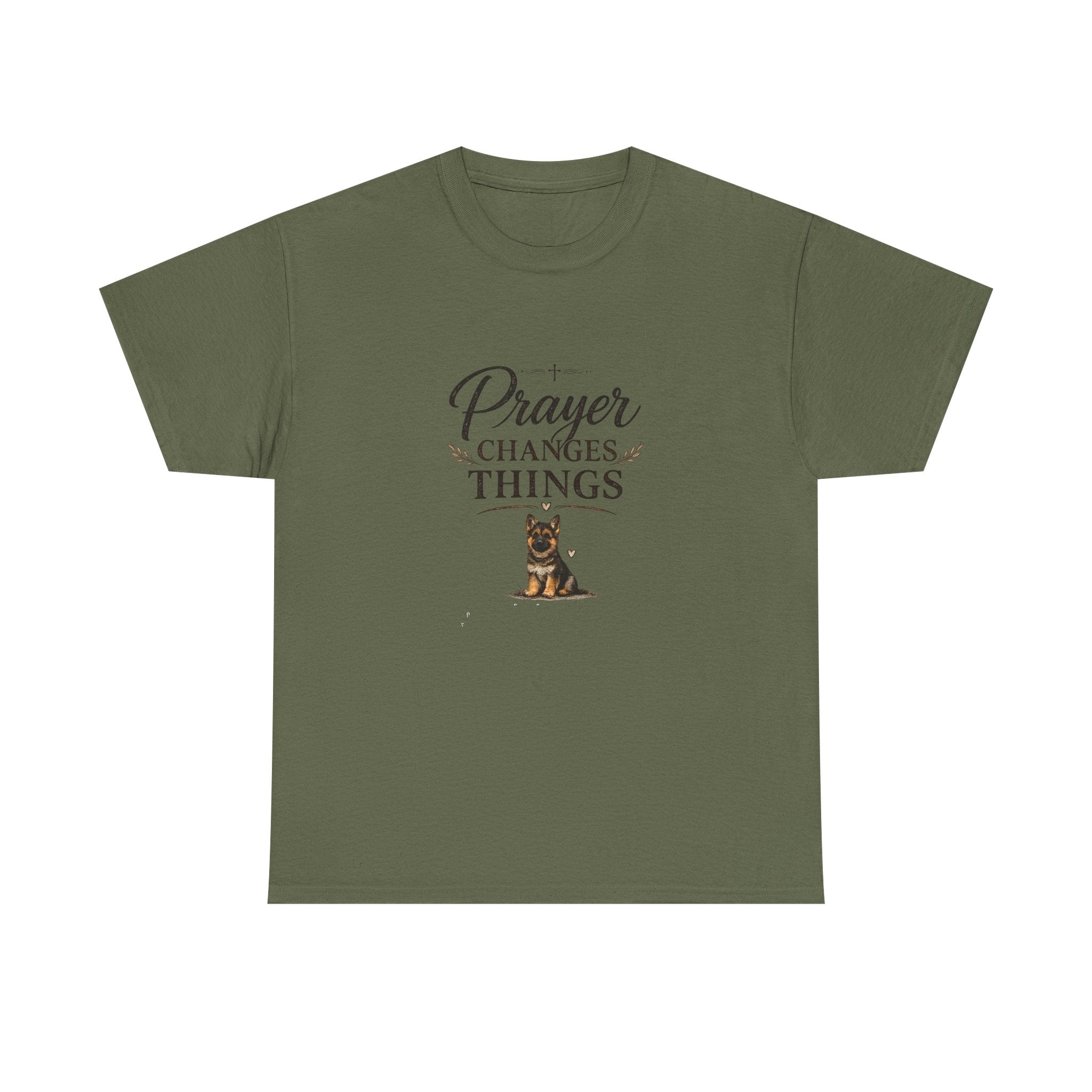 Prayer Changes Things T‑Shirt — Christian Dog Lover Faith Tee