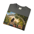 Peace and Understanding T-Shirt — Mom & Daughter Stroll Graphic Tee