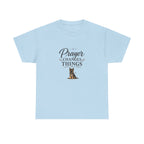 Prayer Changes Things T‑Shirt — Christian Dog Lover Faith Tee