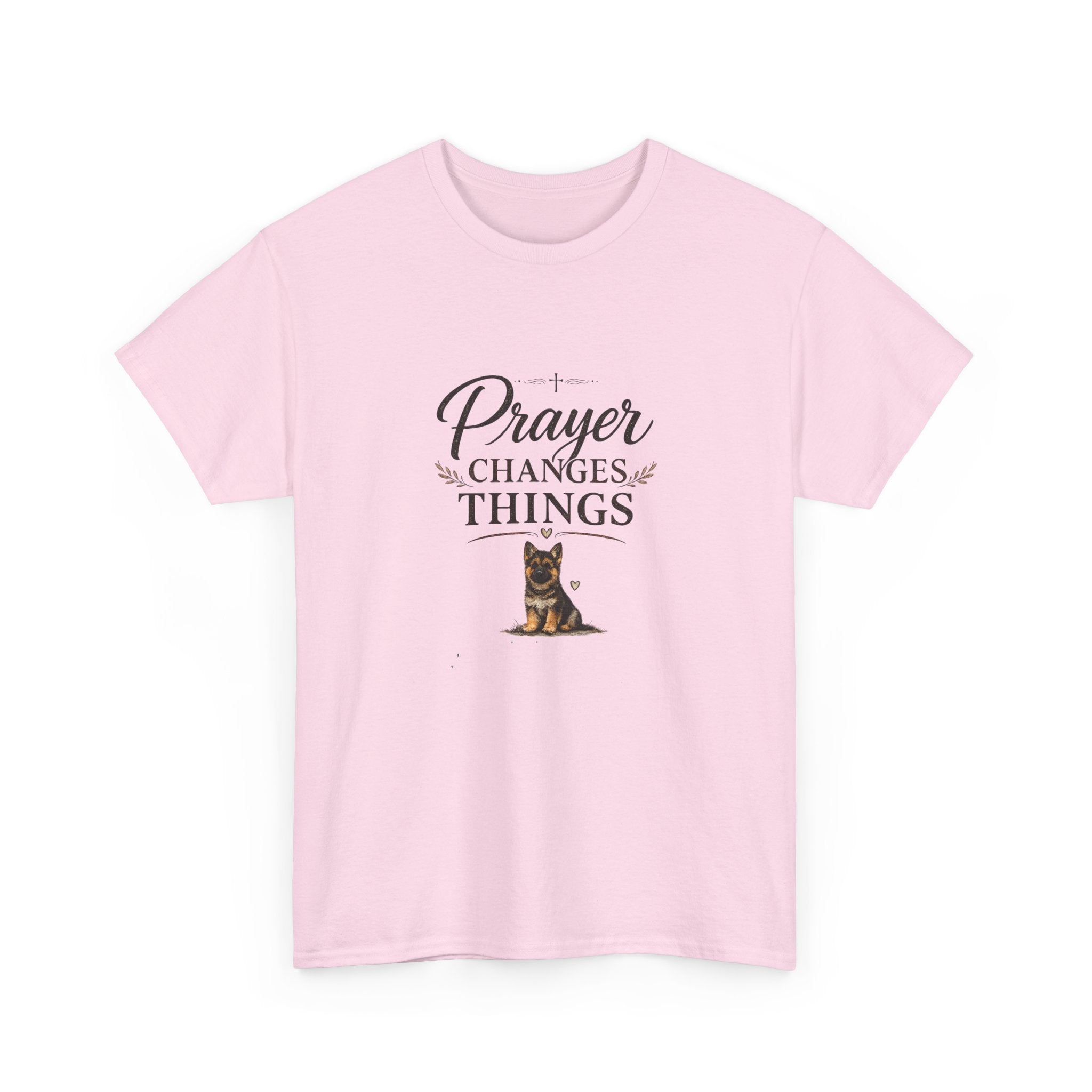 Prayer Changes Things T‑Shirt — Christian Dog Lover Faith Tee
