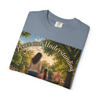 Peace and Understanding T-Shirt — Mom & Daughter Stroll Graphic Tee