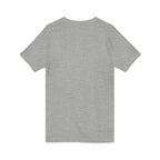 Christian Faith V-Neck Tee — "For God So Loved" Cross & Scripture