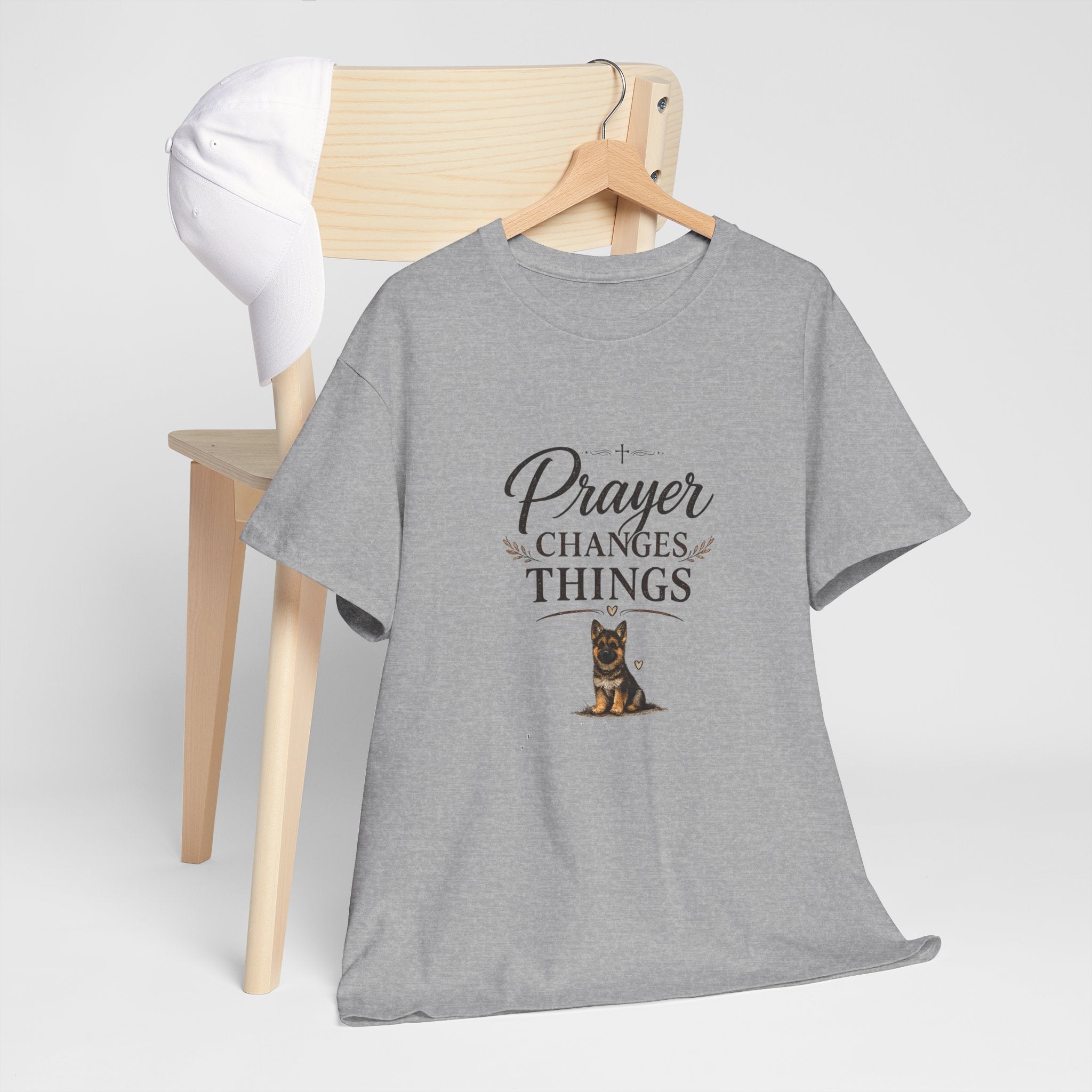 Prayer Changes Things T‑Shirt — Christian Dog Lover Faith Tee