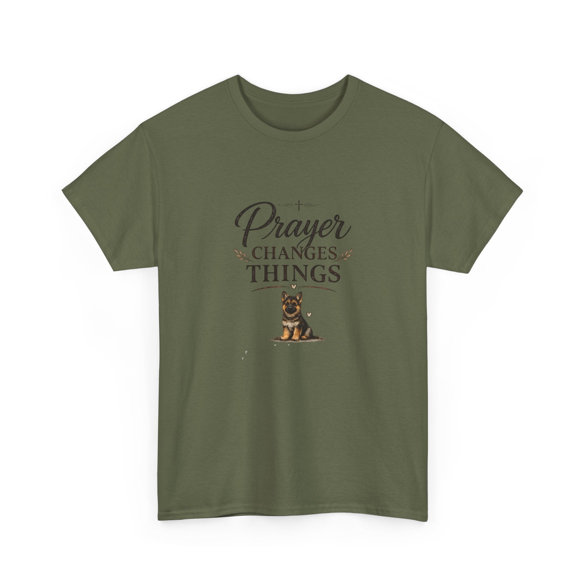 Prayer Changes Things T‑Shirt — Christian Dog Lover Faith Tee