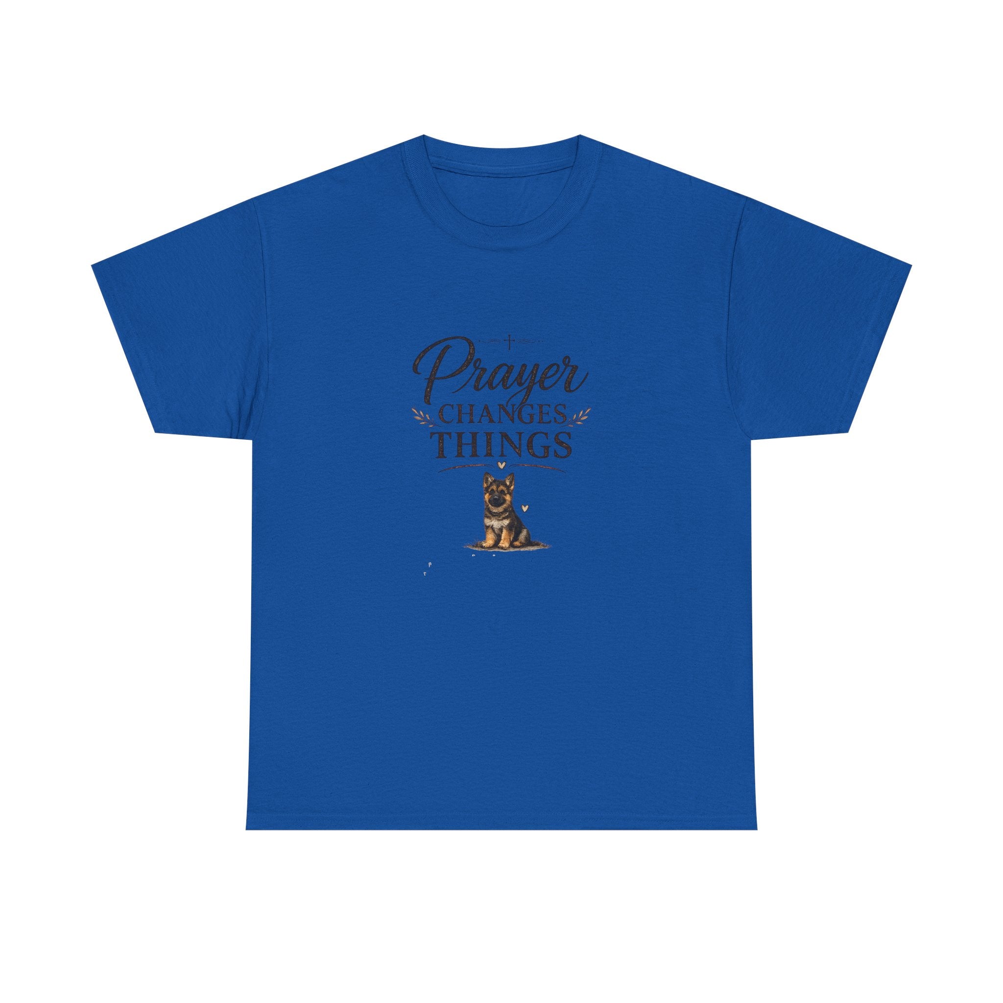 Prayer Changes Things T‑Shirt — Christian Dog Lover Faith Tee