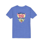 Youth Tee — "Hope Hollow" Christian Kids Shirt with Cute Puppy & "Walking in God's Love Every Day" Design