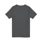 Christian Faith V-Neck Tee — "For God So Loved" Cross & Scripture