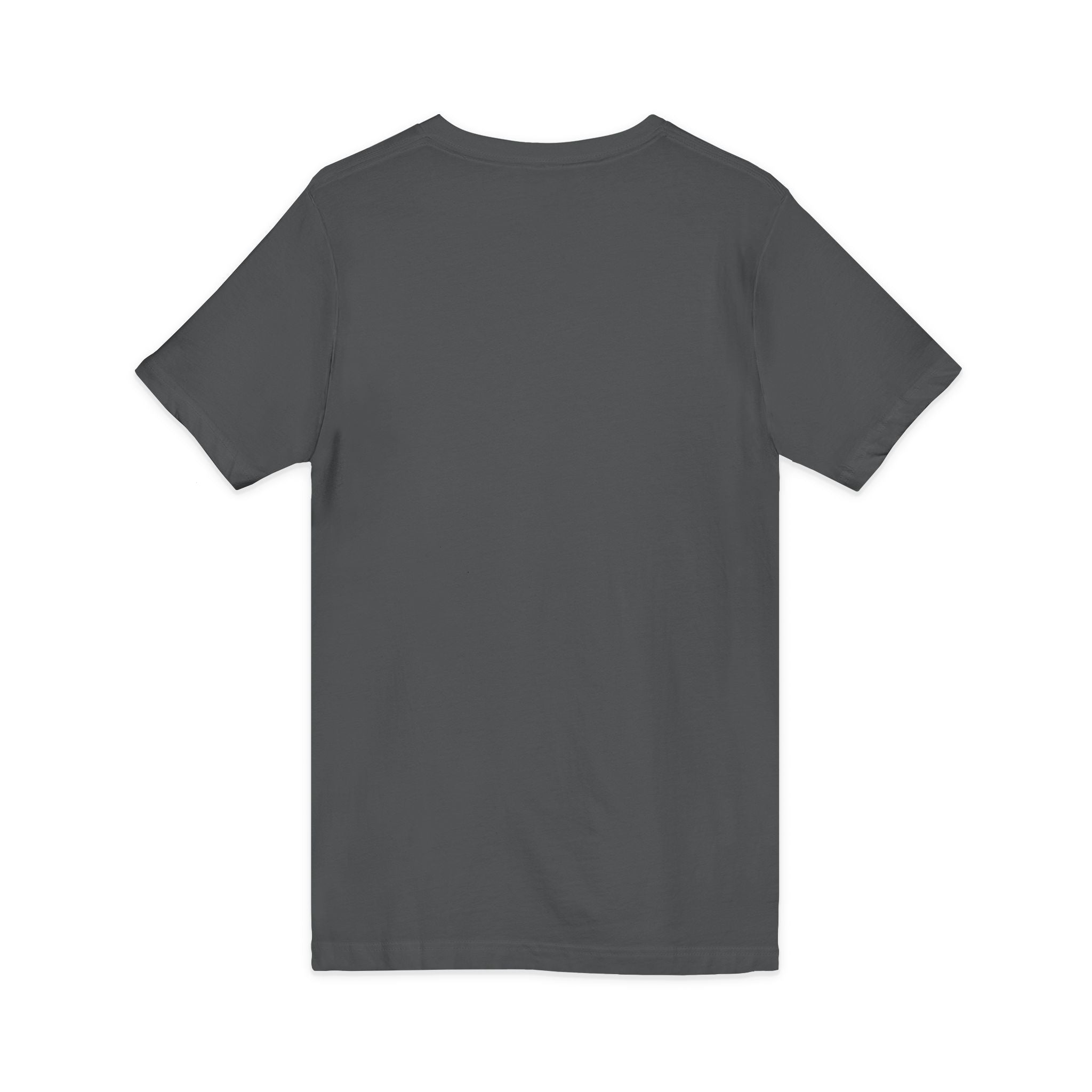 Christian Faith V-Neck Tee — "For God So Loved" Cross & Scripture