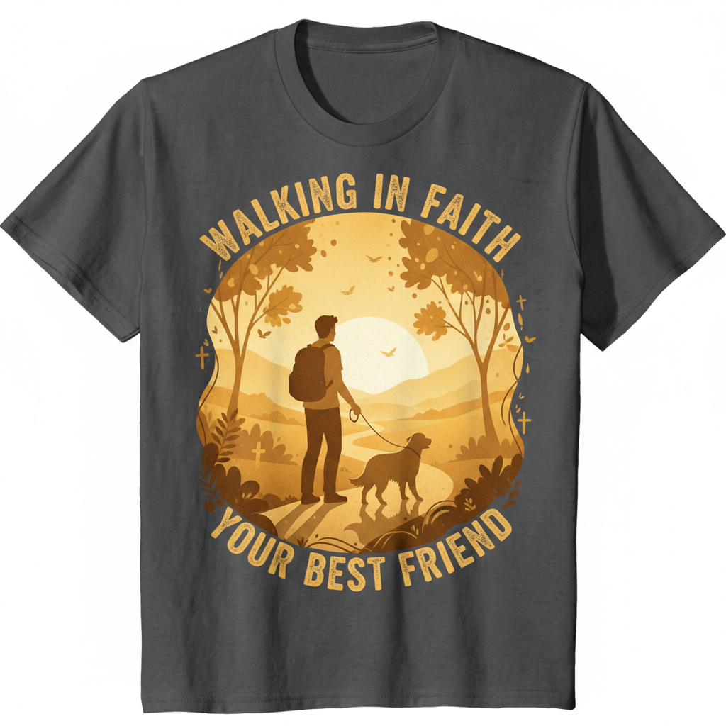 Walking in Faith - Dog Design